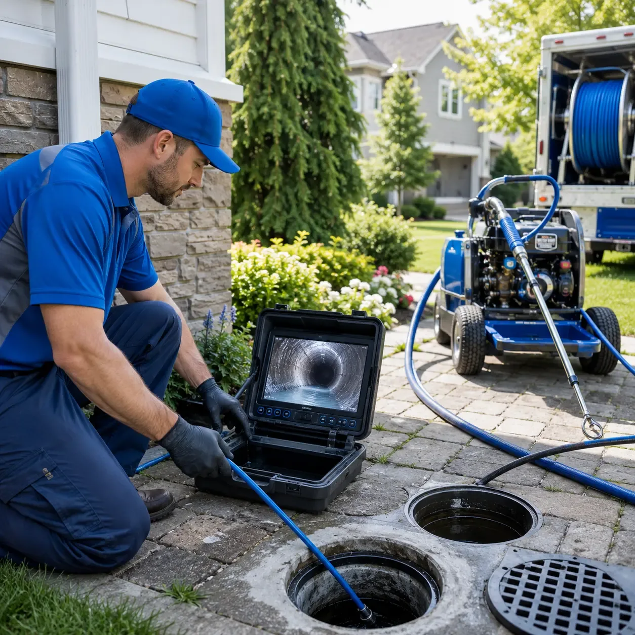 Outdoor drain cleaning professionals serving Wishon, CA