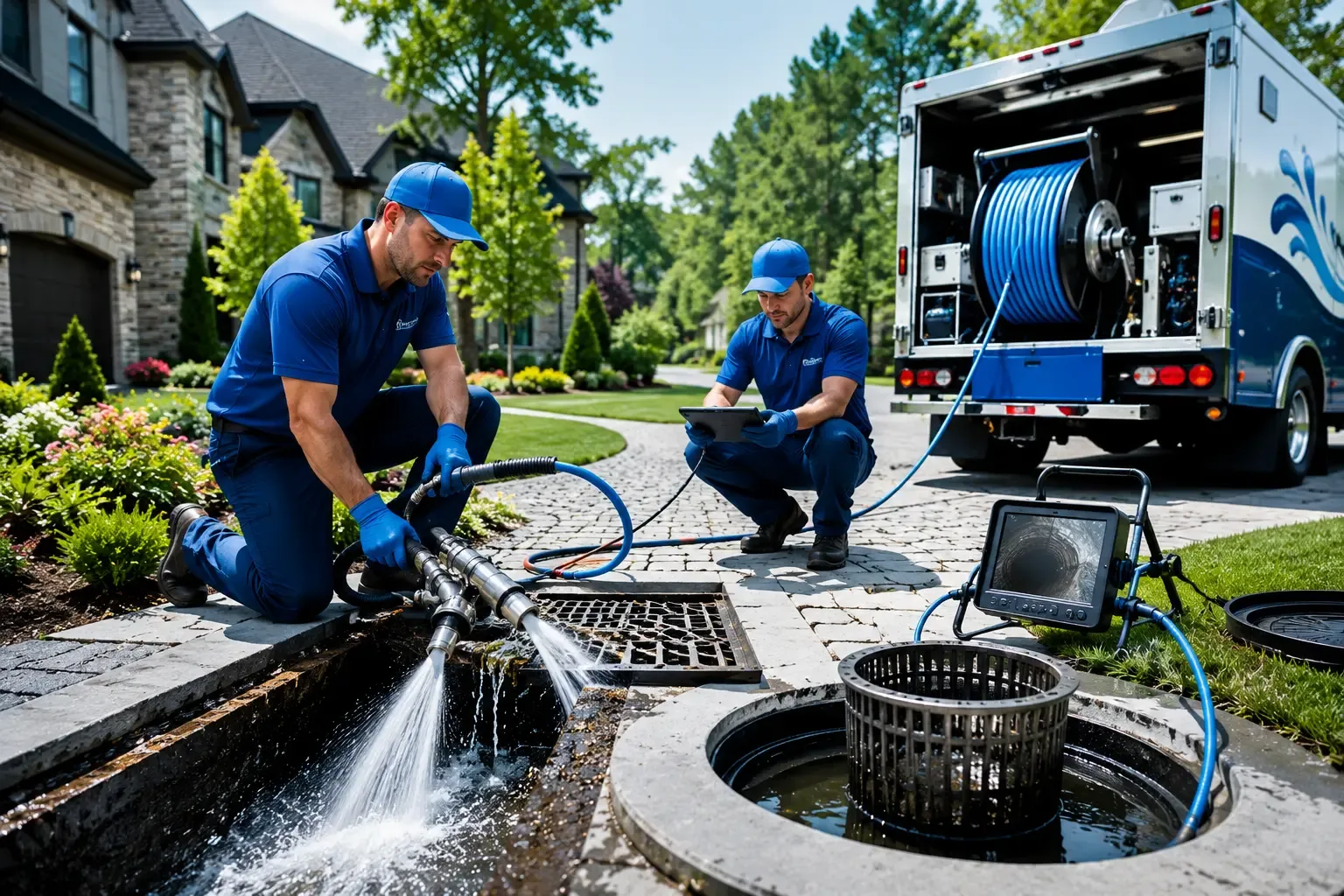 Local outdoor drain cleaning professionals in Wishon, CA